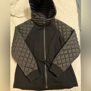 Zella Black Quilted Puffer Jacket